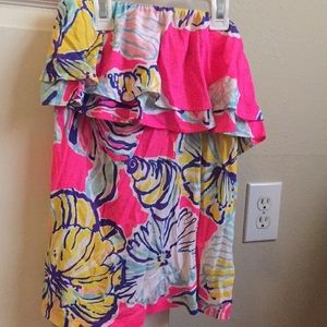 Lily Pulitzer Strapless top size xs